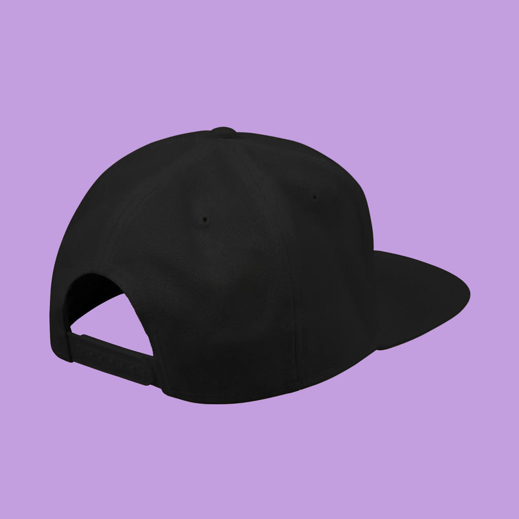 Snapback Hat Black