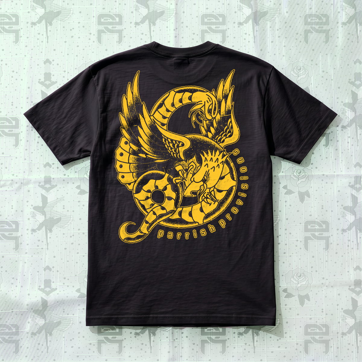 Eagle Snake Heavy Weight Tee – Black