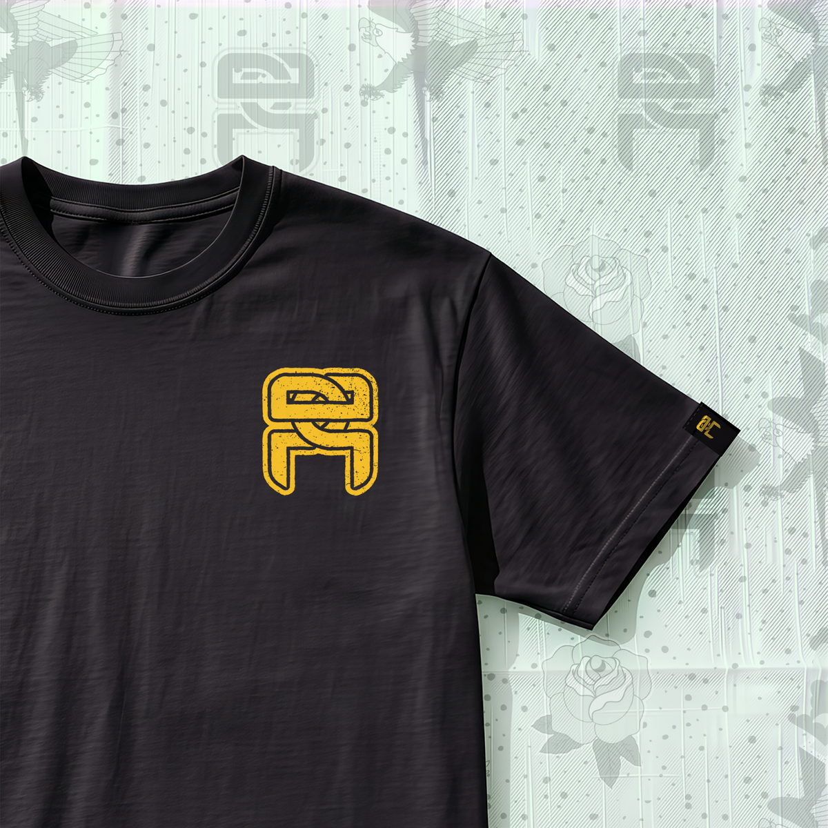 Eagle Snake Heavy Weight Tee – Black