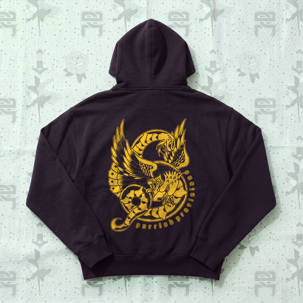 Eagle Snake Hoodie - Black