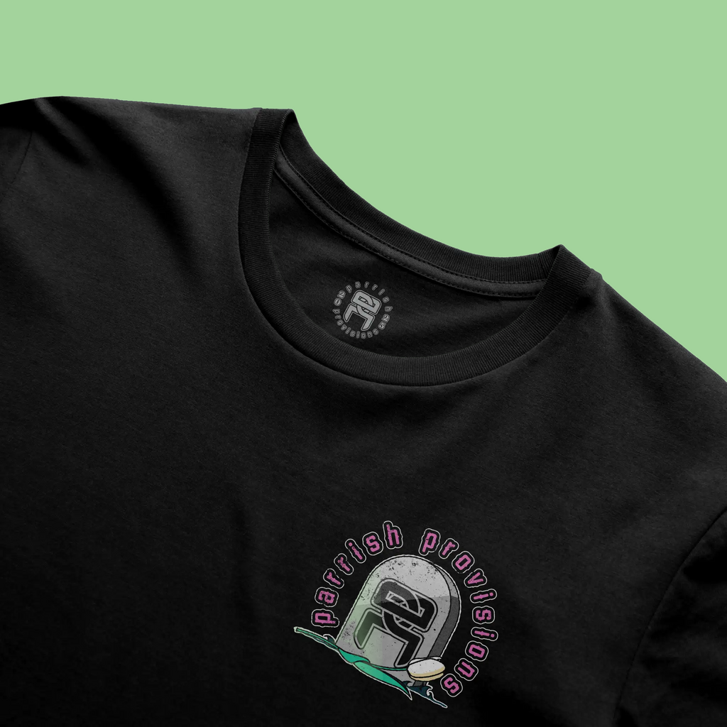 No Breakfast Heavy Tee – Black