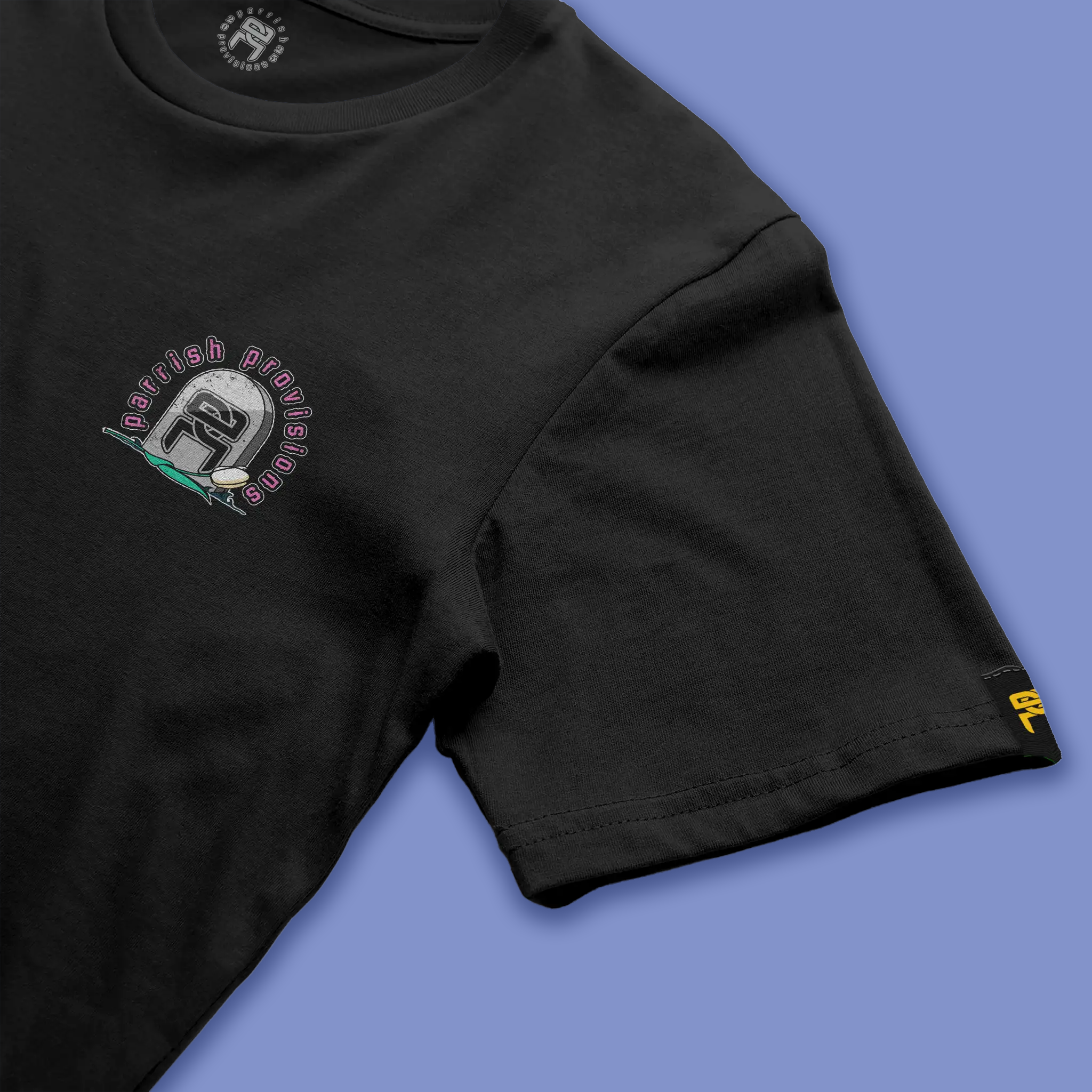 No Breakfast Heavy Tee – Black