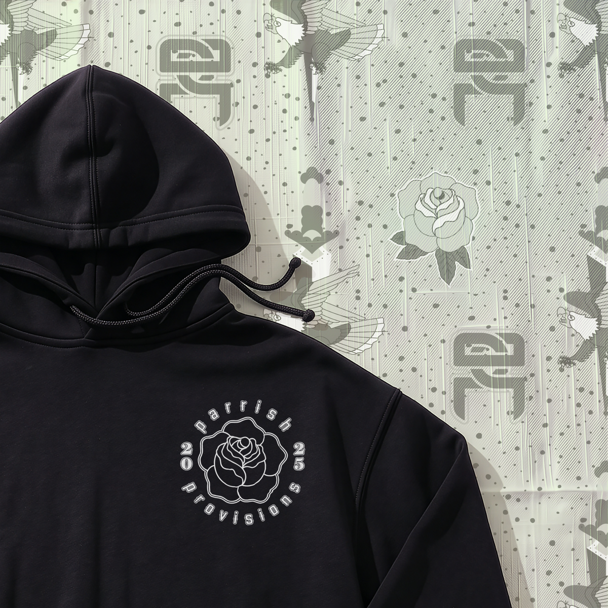 Never Enough Cropped Hoodie - Black