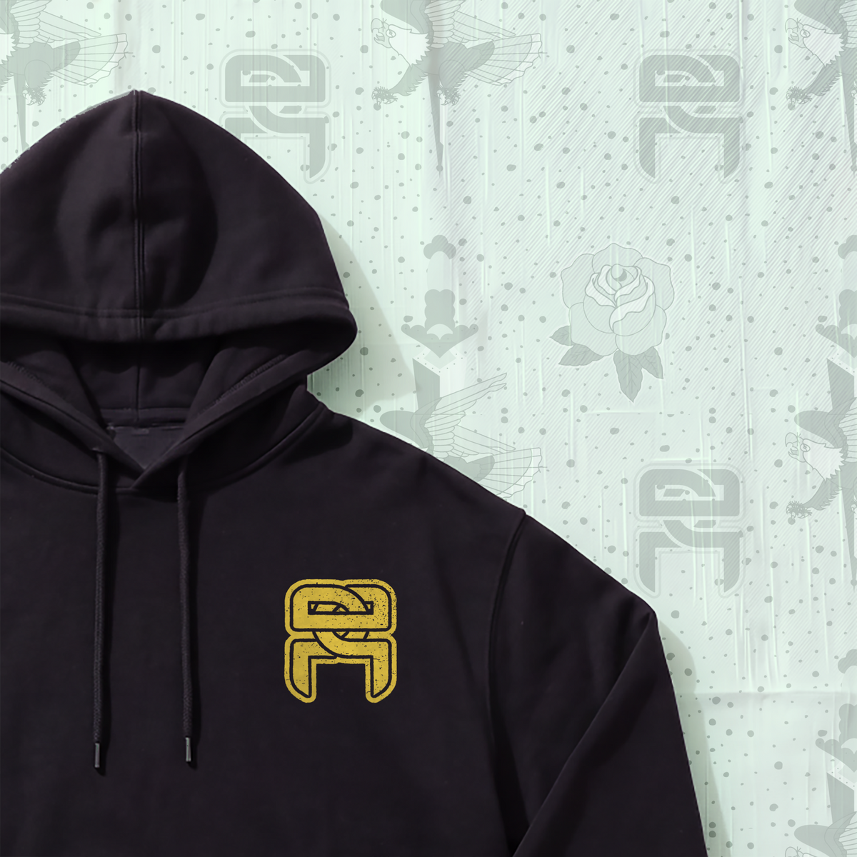 Eagle Snake Hoodie - Black