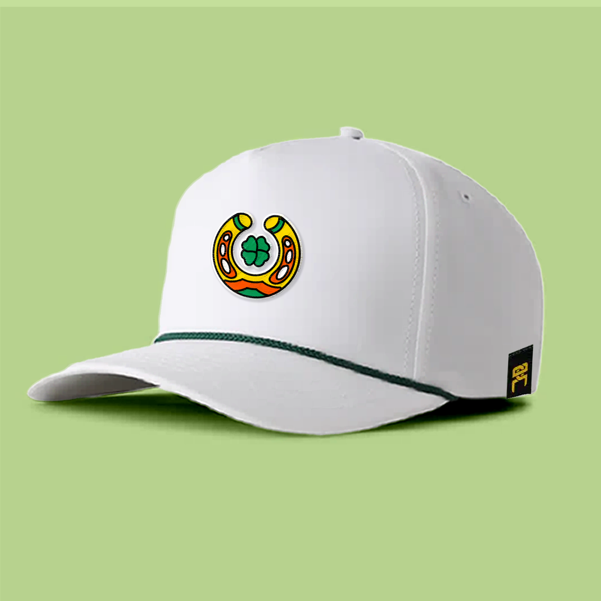 WHITE/DARK GREEN