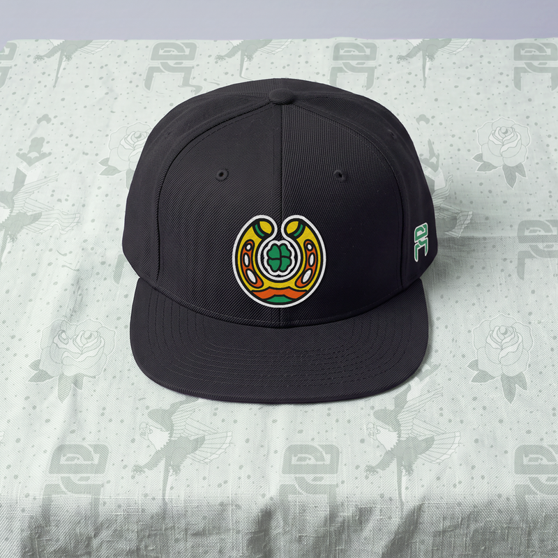 Lucky Snapback Hat – Black