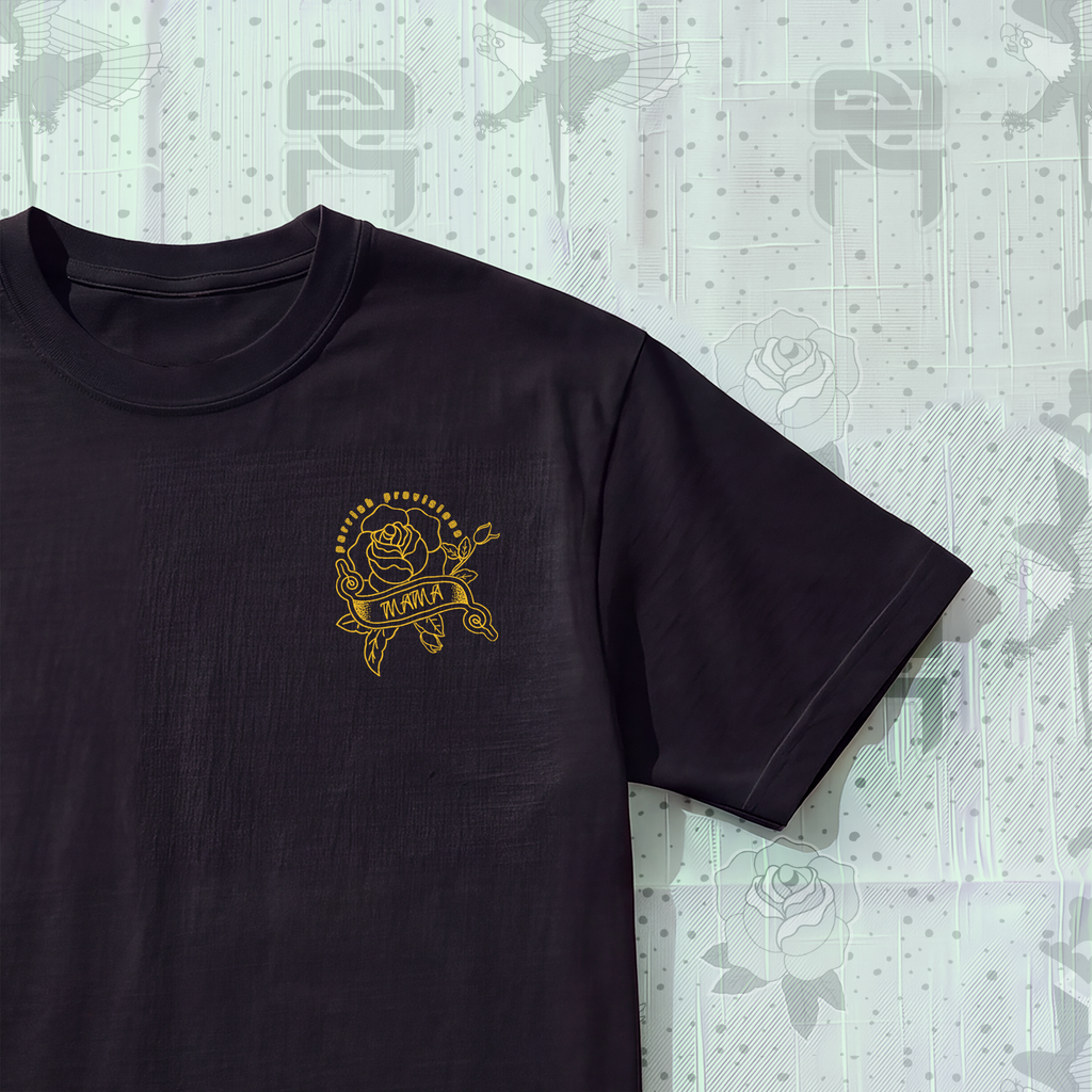 Mama Rose Boxy Tee - Black