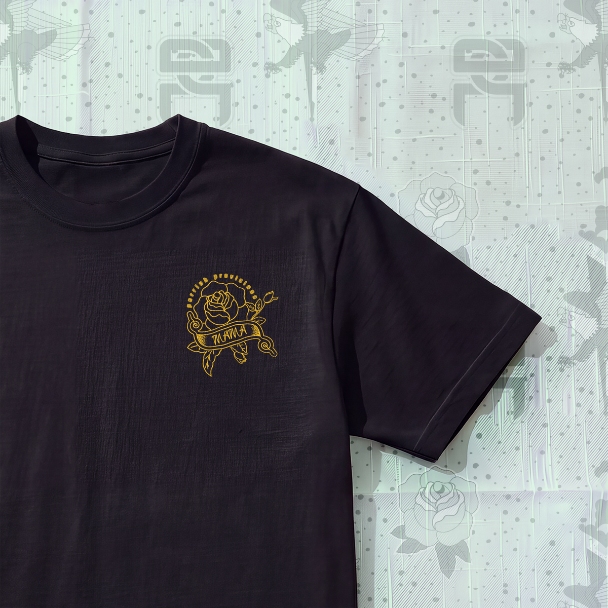 Mama Rose Boxy Tee - Black