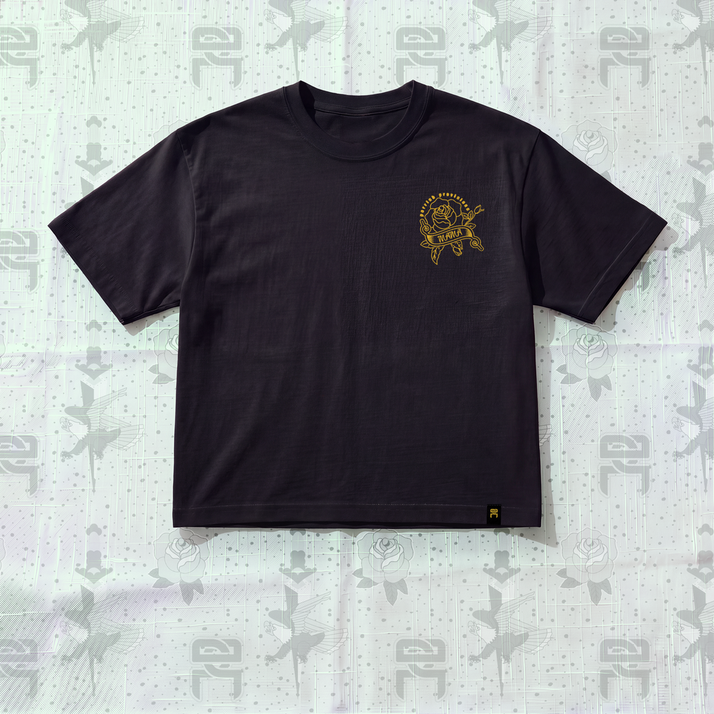 Mama Rose Boxy Tee - Black