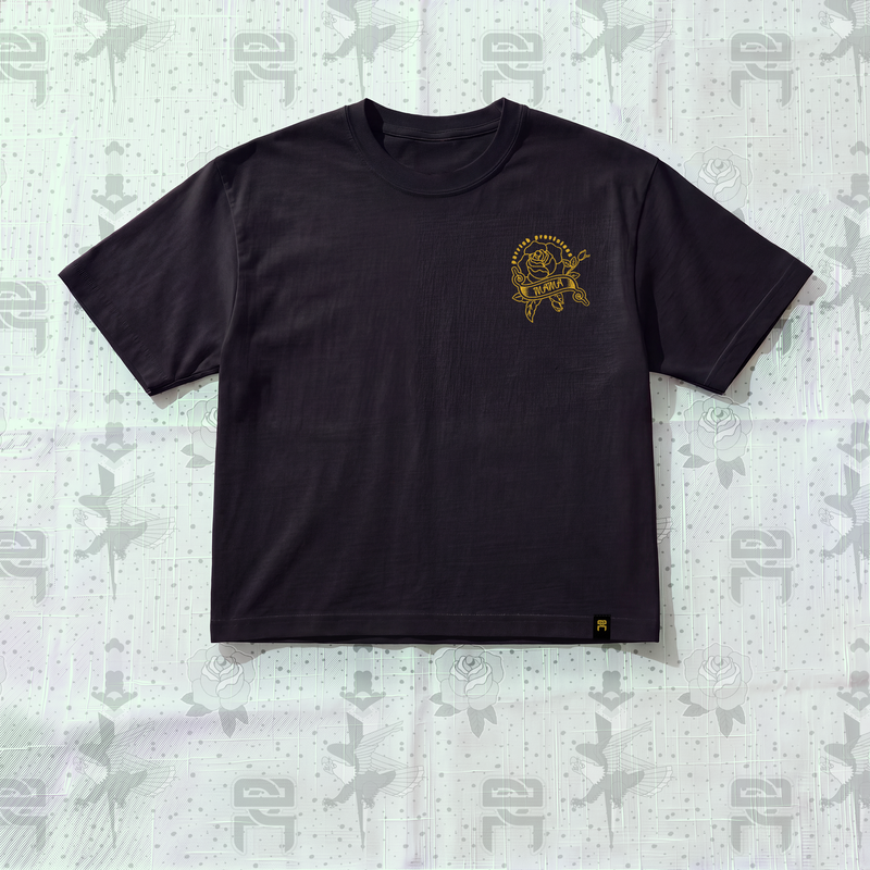Mama Rose Boxy Tee - Black