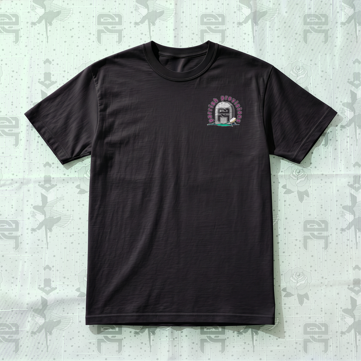 No Breakfast Heavy Tee – Black