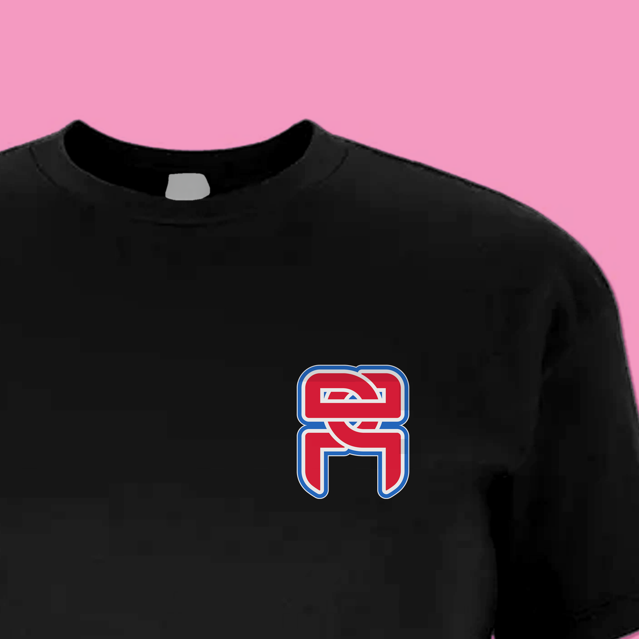 Patriot Eagle Crop Tee – Black