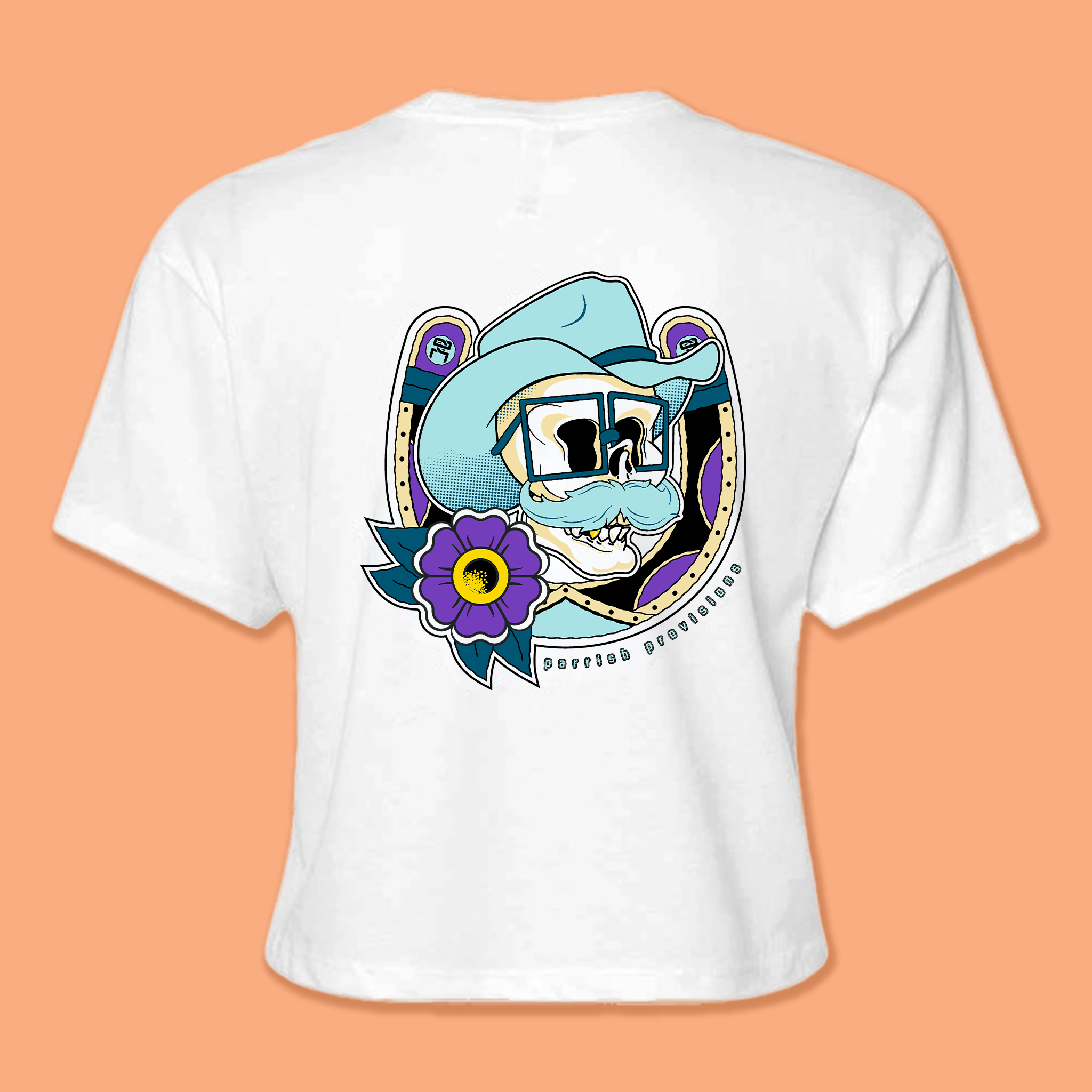 Stay Frosty Crop Tee – White