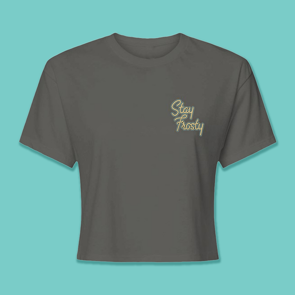 SF CROP DARK GREY