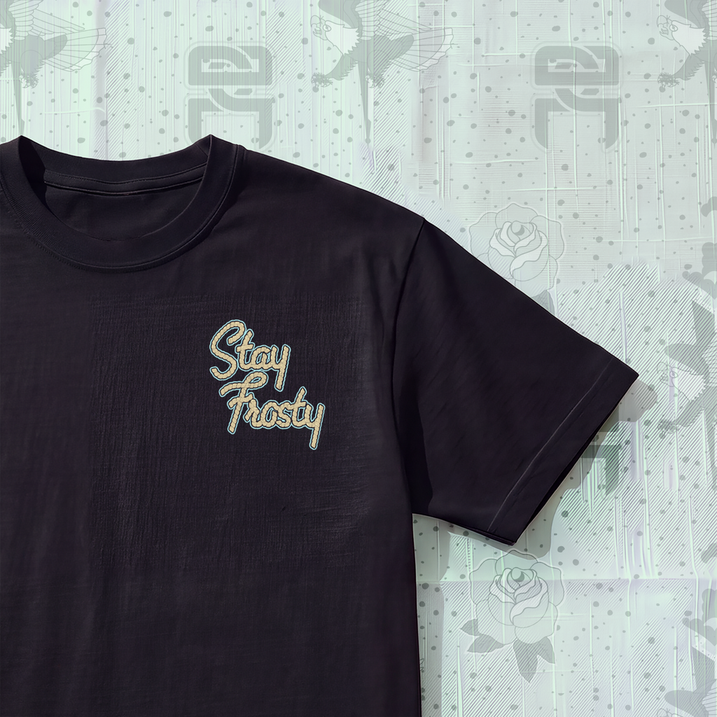 Stay Frosty Boxy Tee - Black