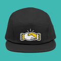 5 Panel Hat Black